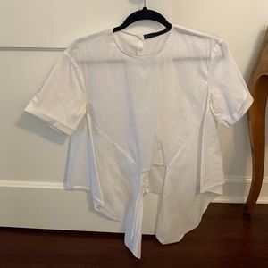 Zara white blouse